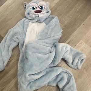 Onesie ,Hooded Yetti women's Pajamas